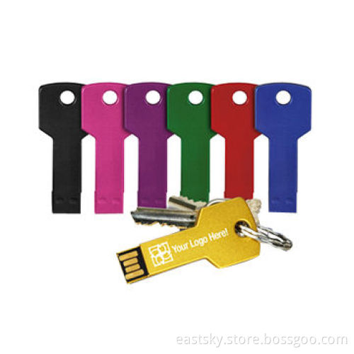 Custom Key Style Pen Drive with 64MB to 32GB Memory Capacity, Customized Colors are Accepted